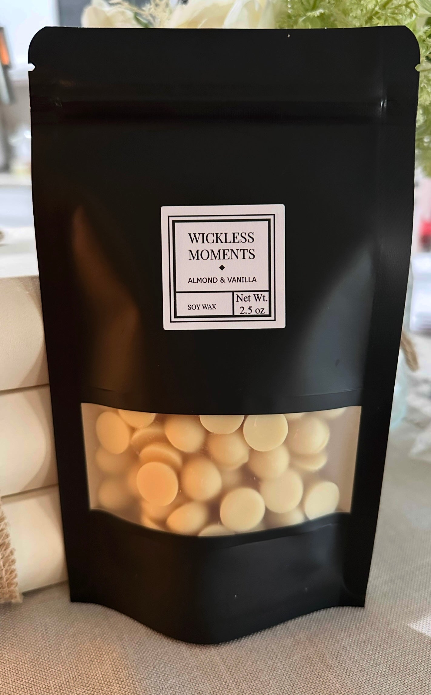 Almond & Vanilla Soy Wax Dots ~ Small Bag 2.5oz