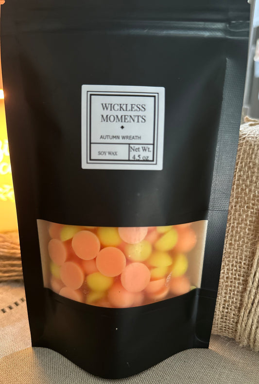 Autumn Wreath Soy Wax Dots ~ Medium Bag 4.5oz