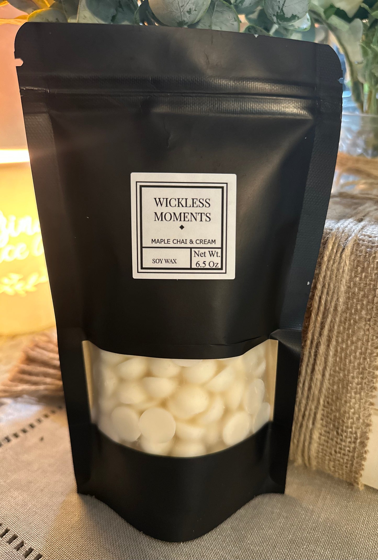 Maple Chai & Cream Soy Wax Dots ~ Large Bag 6.5oz
