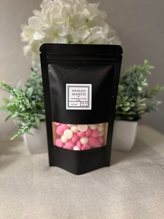 Strawberry Pound Cake Soy Wax Dots ~ Medium Bag 4.5oz