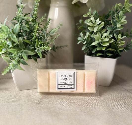 Strawberry Pound Cake Soy Wax Snap Bar