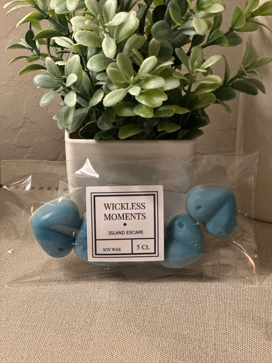 Island Escape Soy Wax Heart Melts 5 Ct.