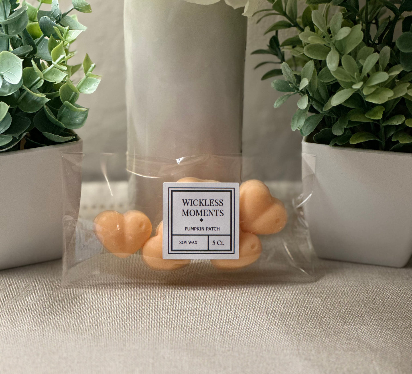 Pumpkin Patch Soy Wax Heart Melts 5 ct.