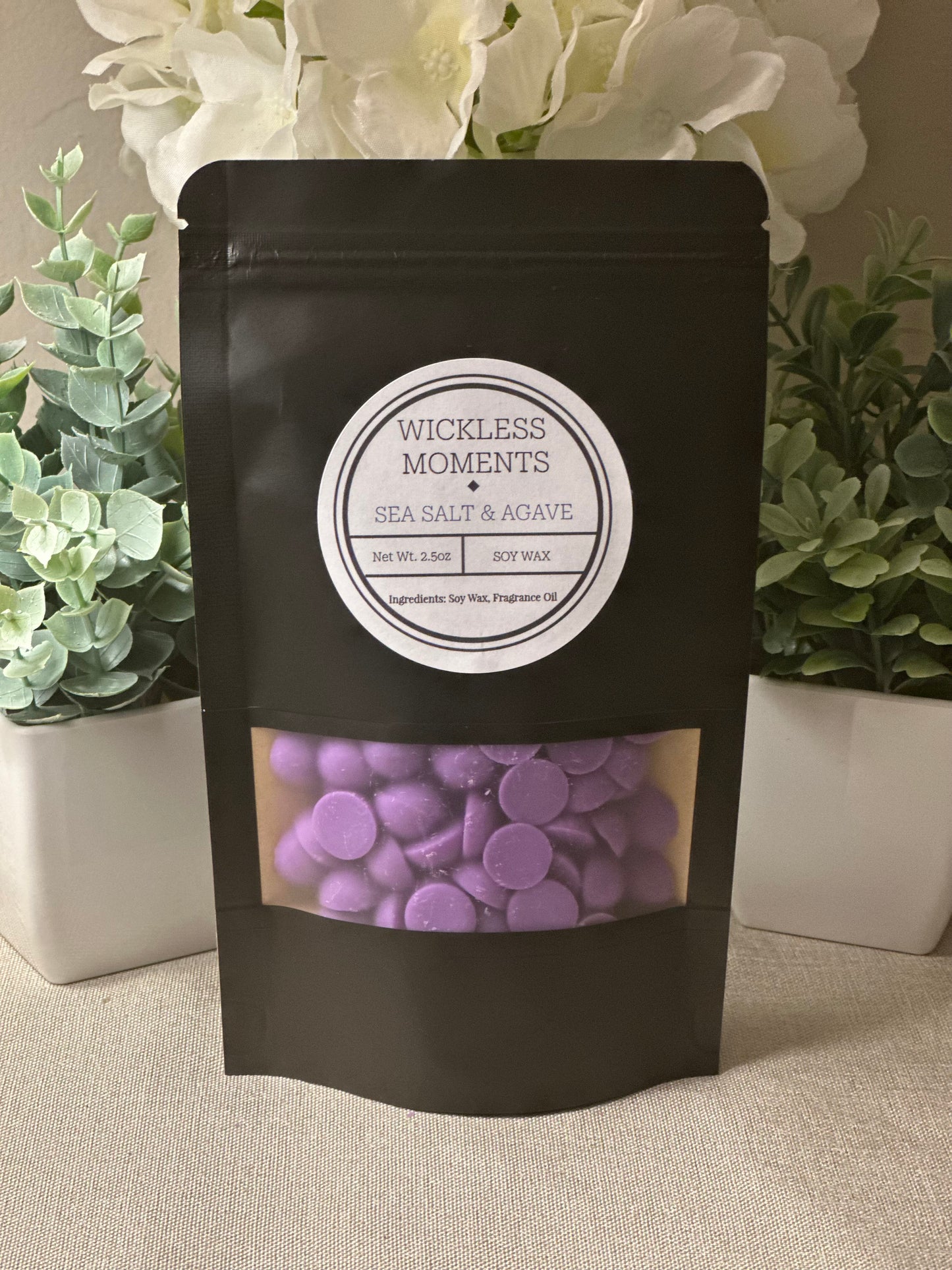 Sea Salt & Agave Soy Wax Dots ~ Small Bag 2.5oz