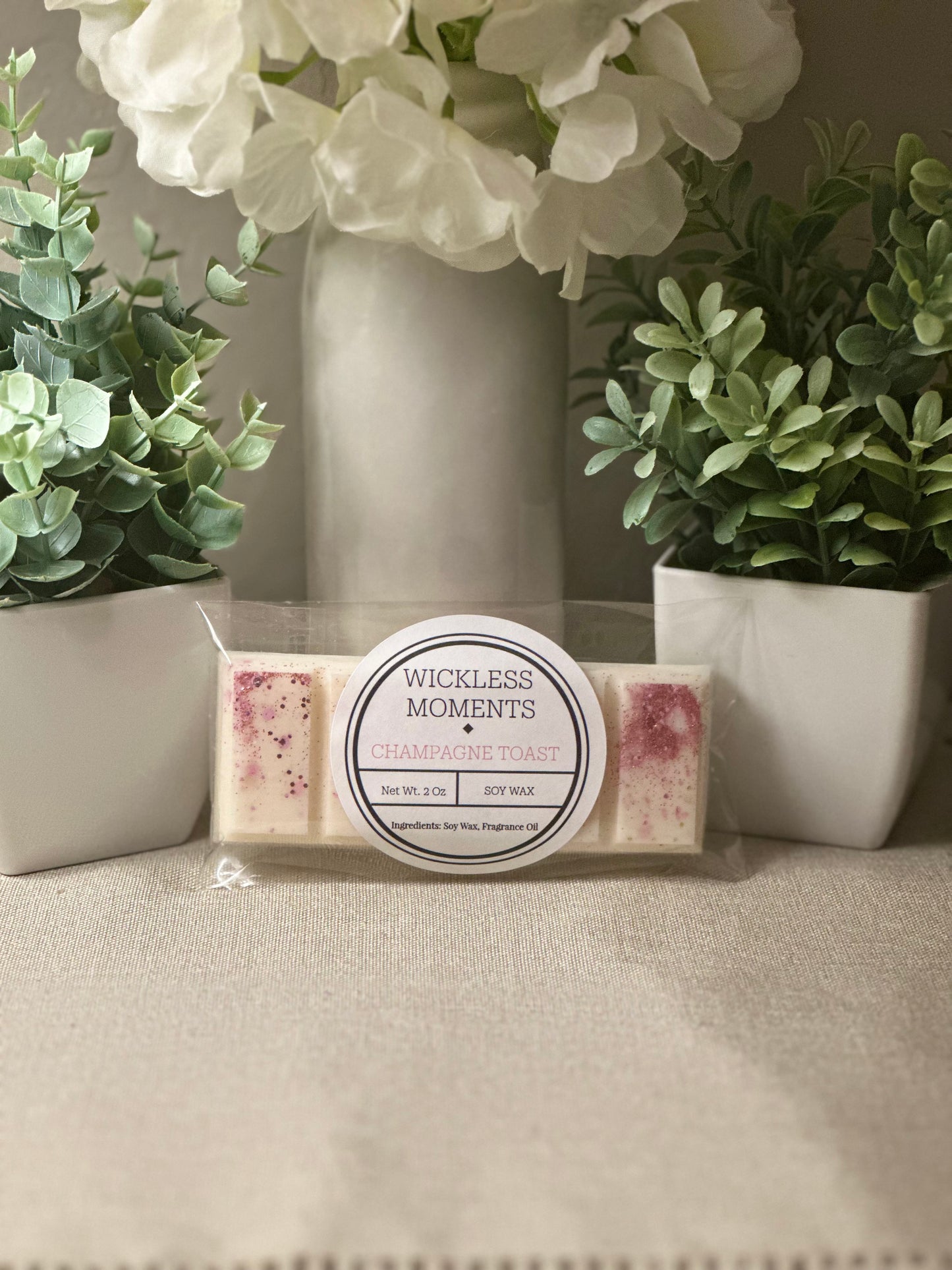 Champagne Toast Soy Wax Snap Bars