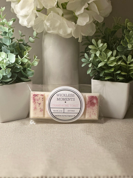 Champagne Toast Soy Wax Snap Bars