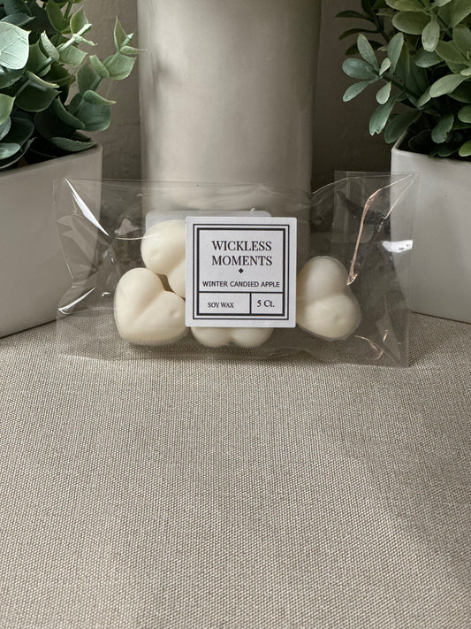 Winter Candied Apple Soy Wax Heart Melts 5 Ct.