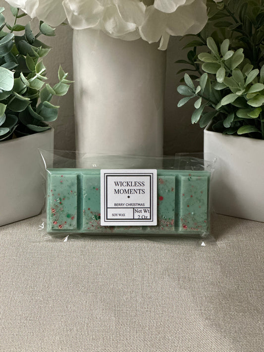 Berry Christmas Soy Wax Snap Bar