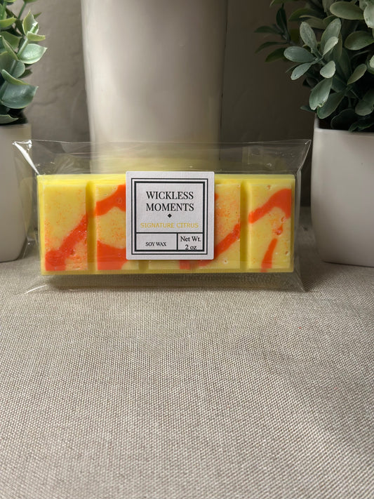 Signature Citrus Soy Wax Snap Bar