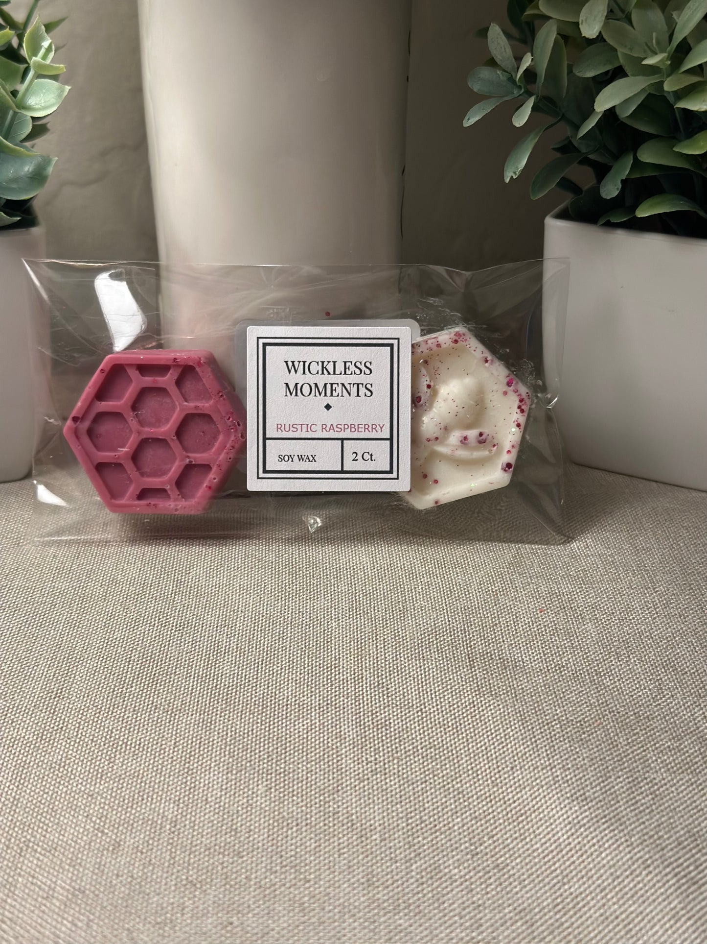 Rustic Raspberry Soy Wax Honeycombs 2Ct.