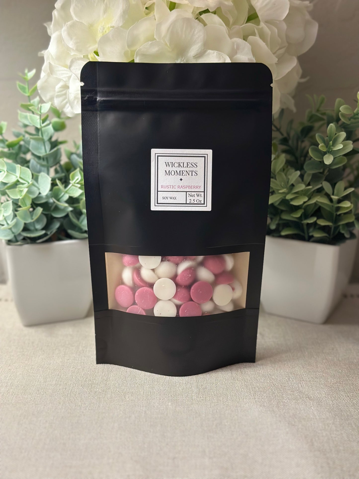 Rustic Raspberry Soy Wax Dots ~ Small Bag 2.5oz