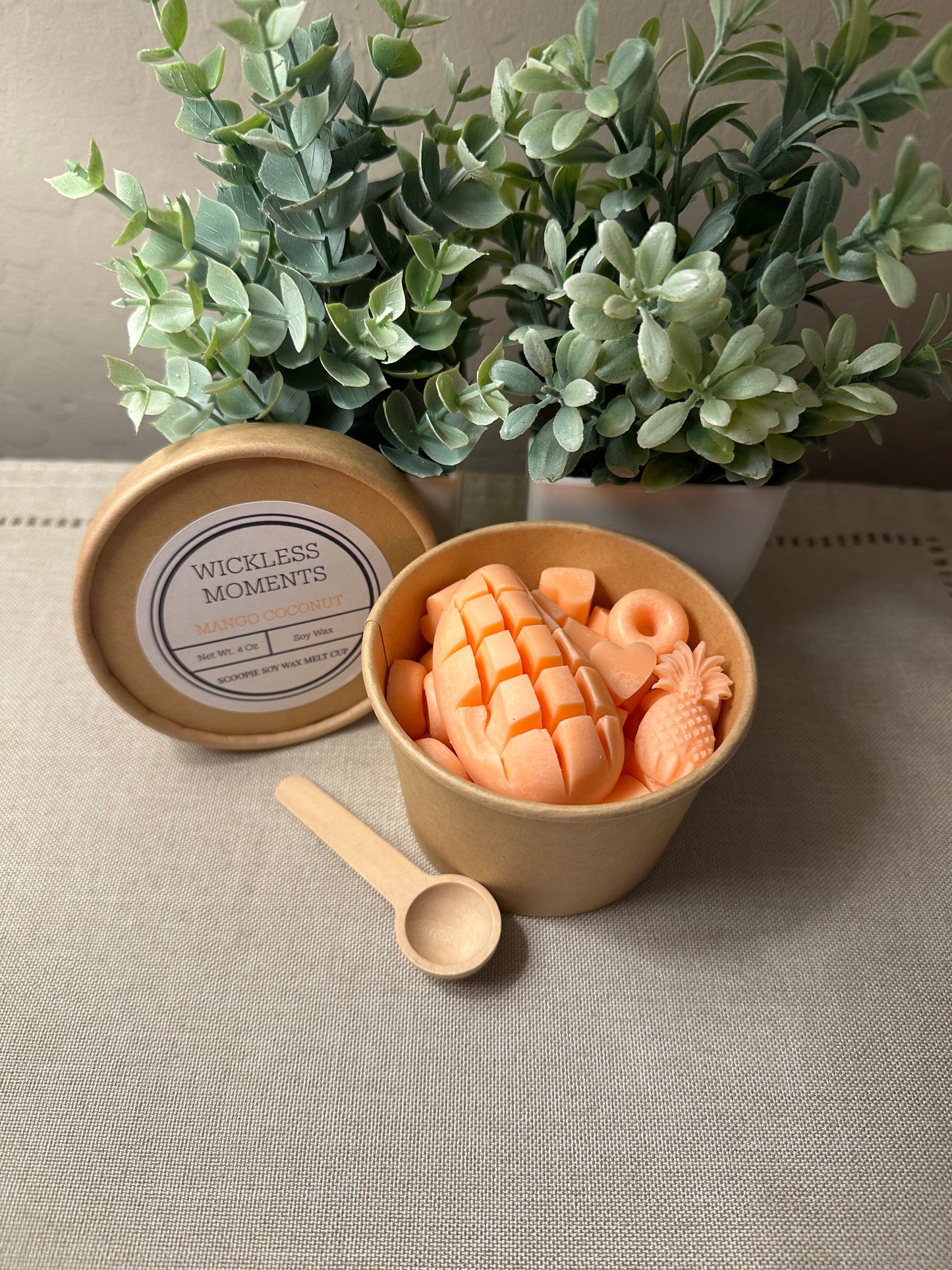 Mango Coconut Scoopie Wax Melt Cup 4oz