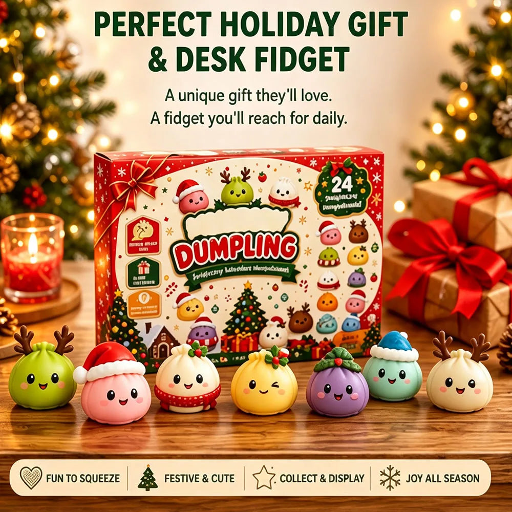 24 Day Christmas Dumpling Squishy Advent Calendar