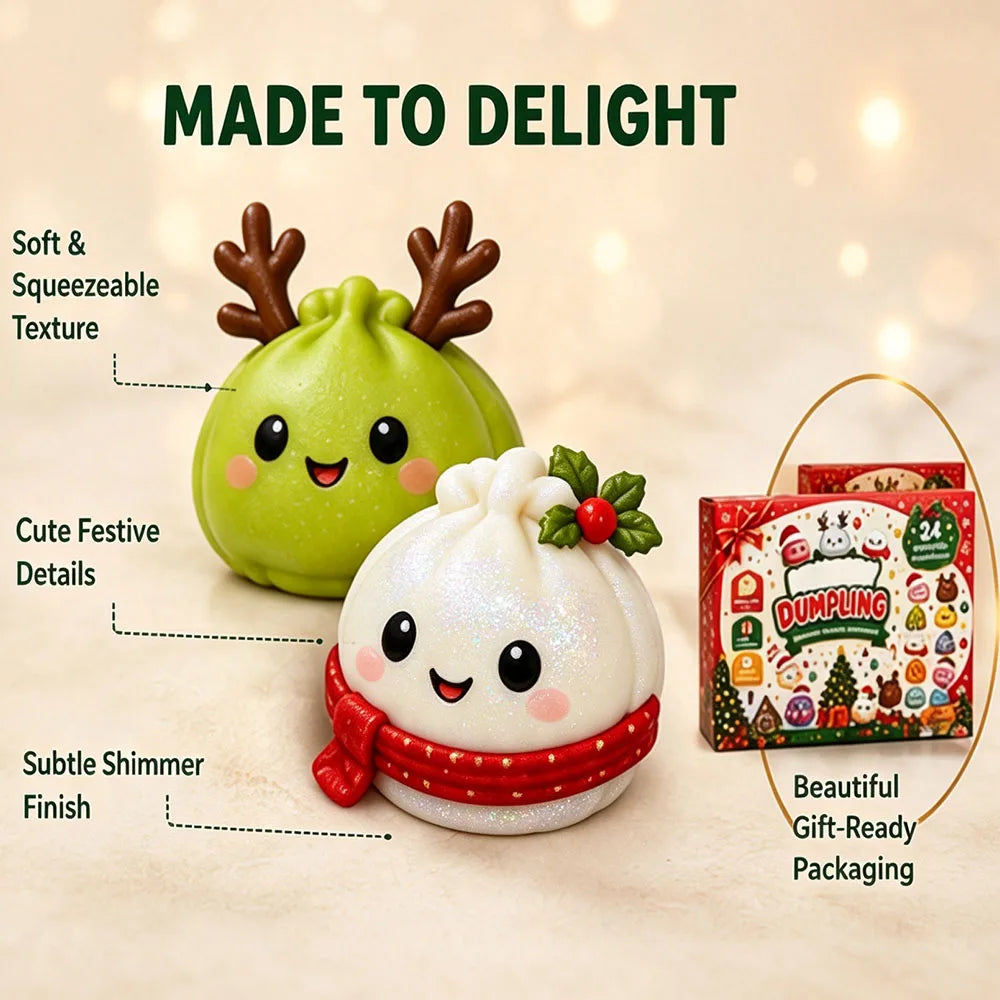 24 Day Christmas Dumpling Squishy Advent Calendar