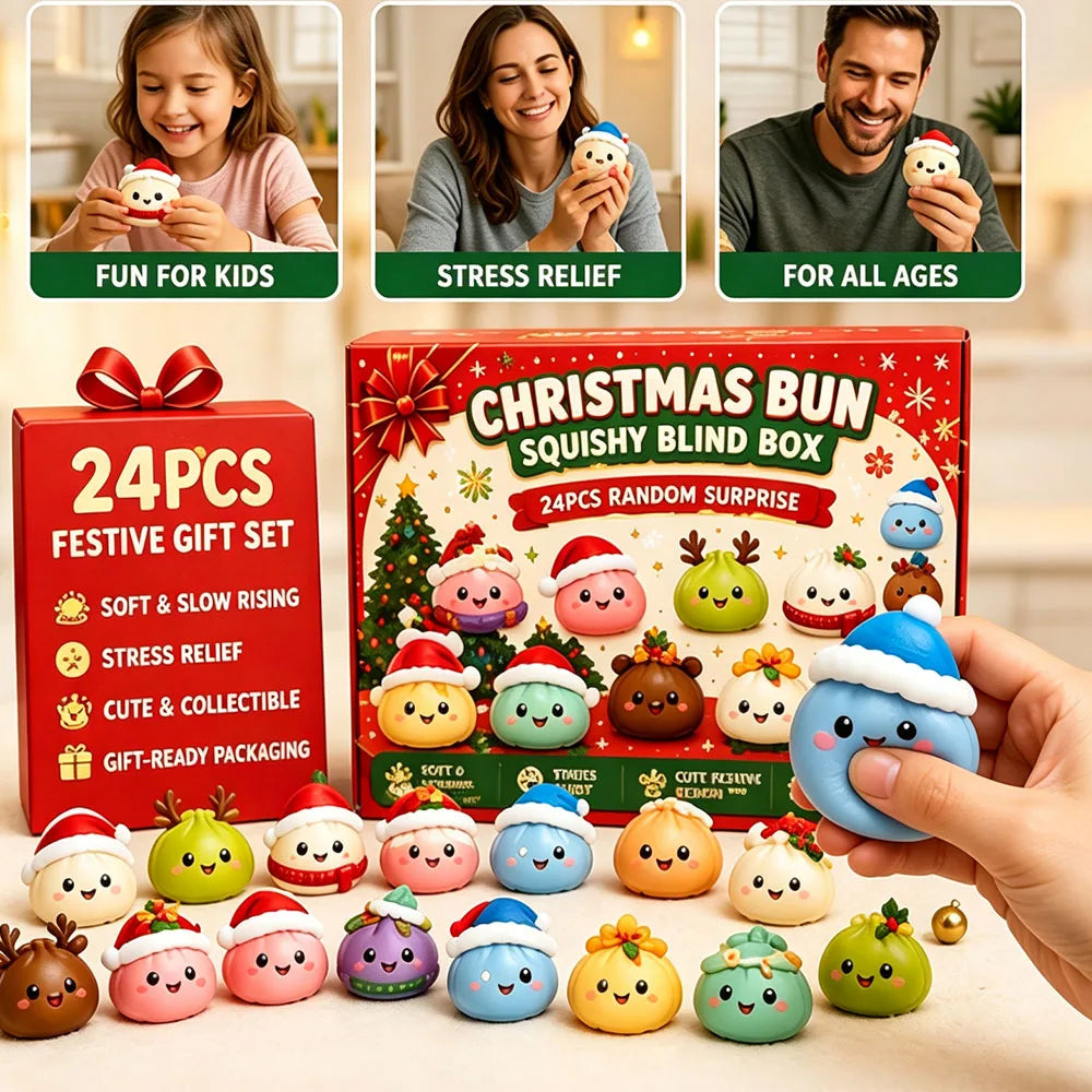 24 Day Christmas Dumpling Squishy Advent Calendar