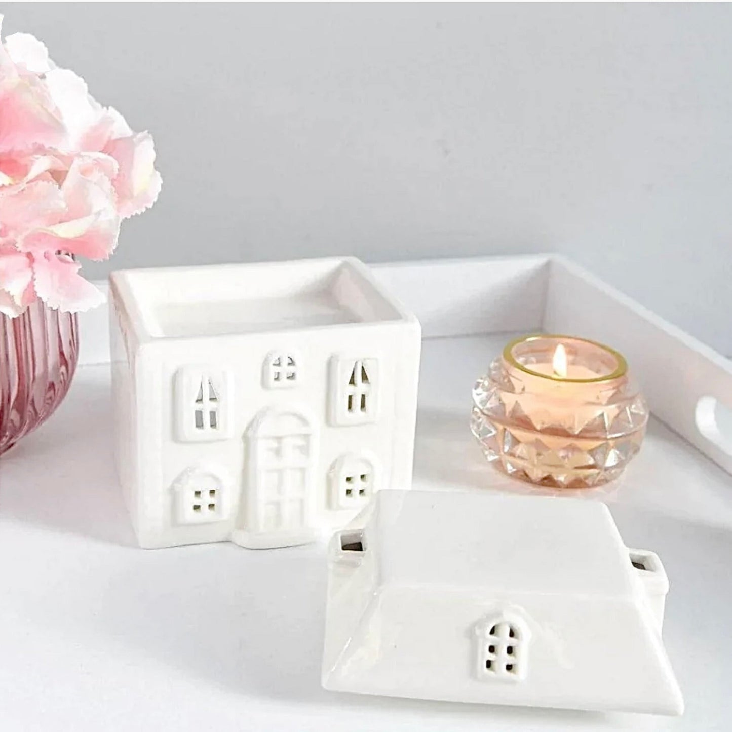 Ceramic House Wax Melt Warmer